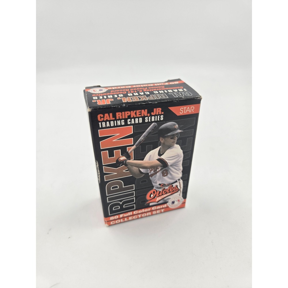 Cal Ripken Jr Trading Card Series Star Collector Set 80 Full Color Cards